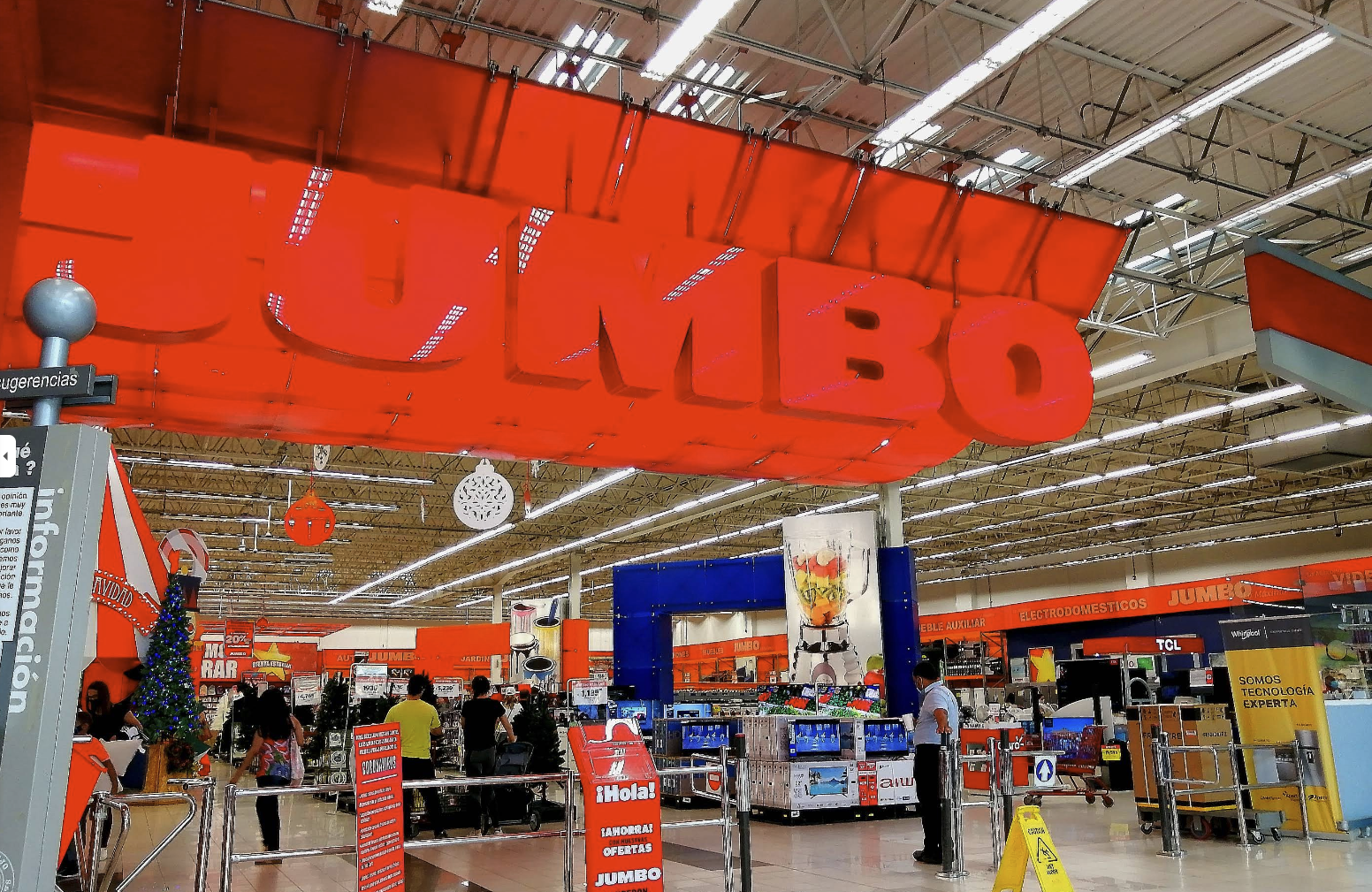 Jumbo supermarket interior
